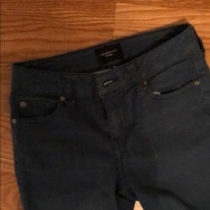 Celebrity pink mid rise skinny